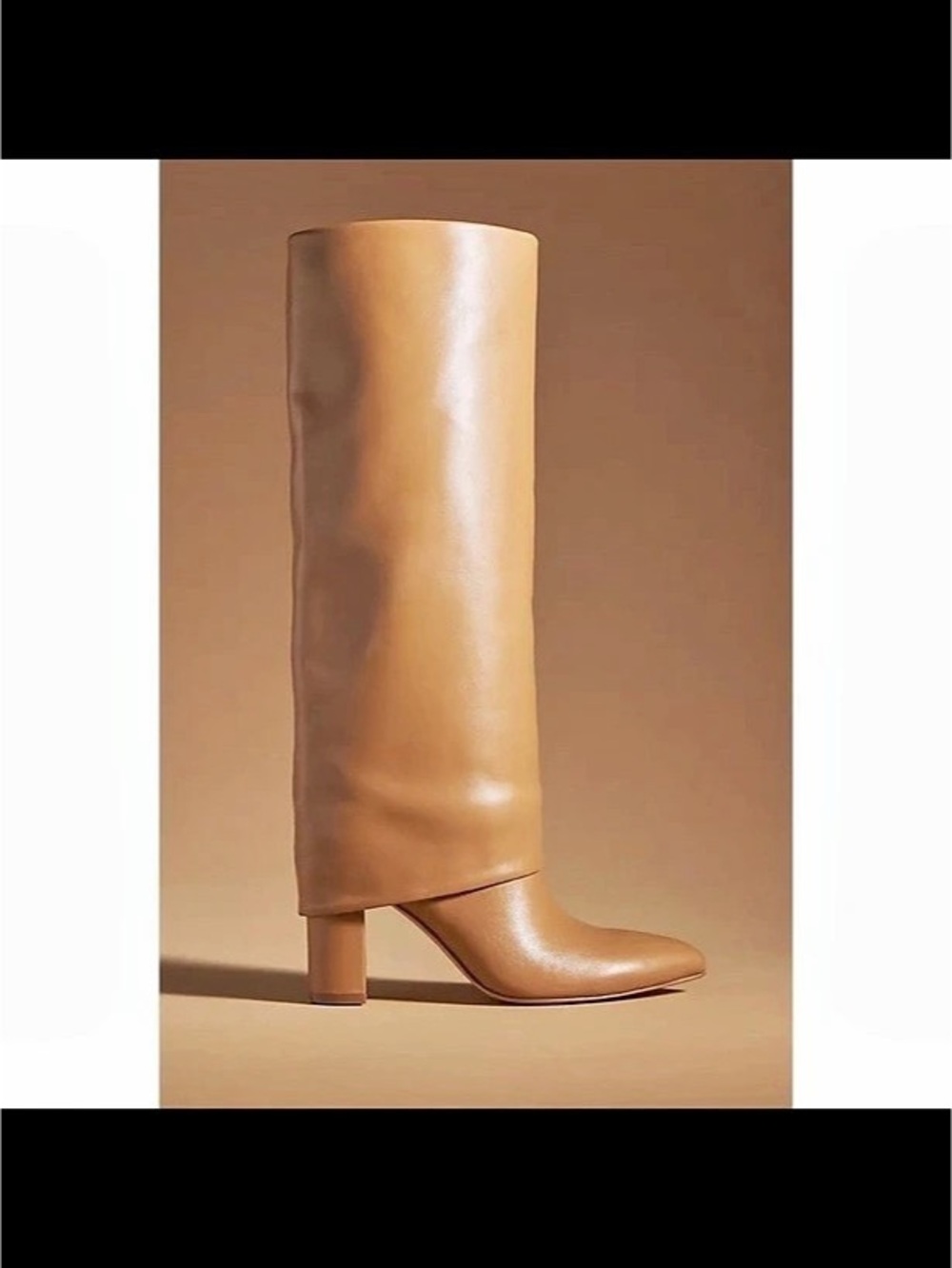 Marc Fisher LTD Leina Foldover Shaft Pointed Toe Knee High Boot Boots